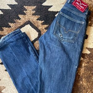 Kimes Ranch Dark Blue Bootcut Jeans